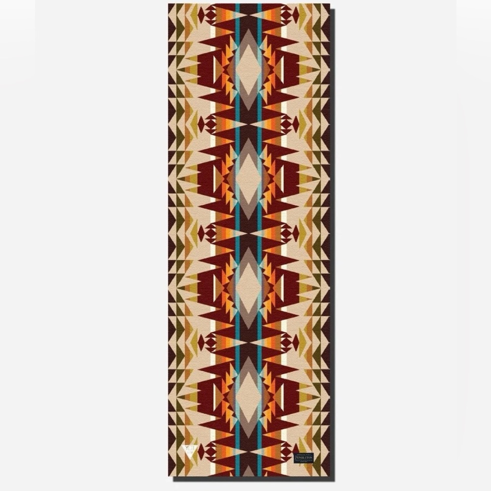 Pendleton Yoga Mat Crescent Butte Southwest Tribal Design 72" Eco Friendly Boho